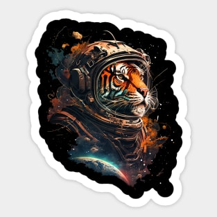 space tiger Sticker